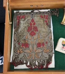 Antique beaded bag