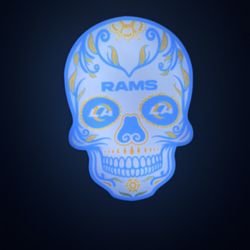 Rams Calavera Light Box