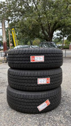 265/70R17 Goodyear Wrangler Used Tires – Set of 3