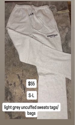 essentials Light oatmeal Uncuffed sweats