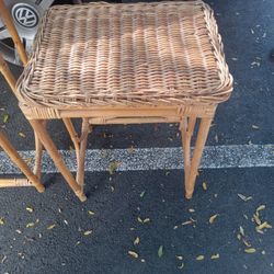 2 Wicker  Small Tables