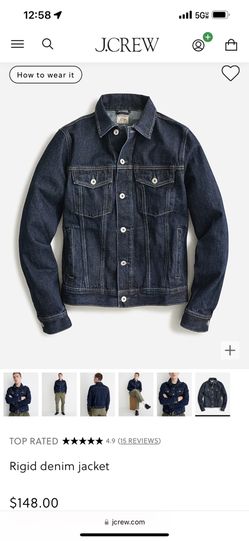J. Crew Rigid denim jacket