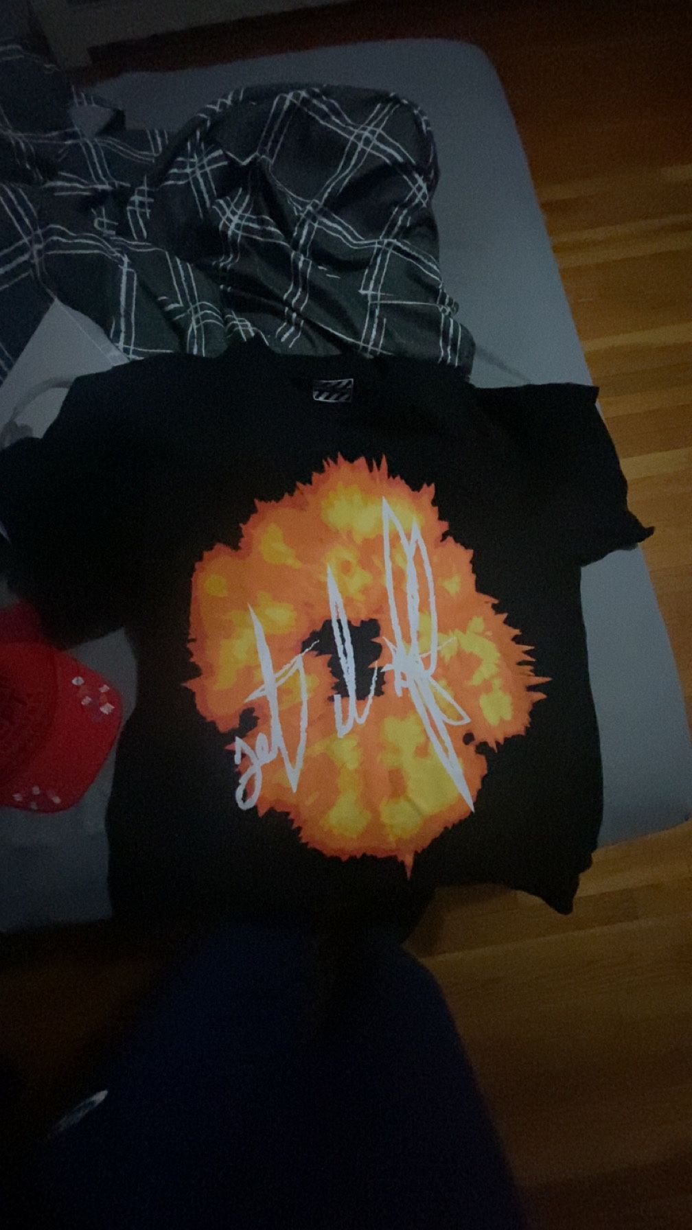 Denim tear X offset shirt