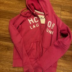 Pink Vintage Two Zipper Hollister Jacket 