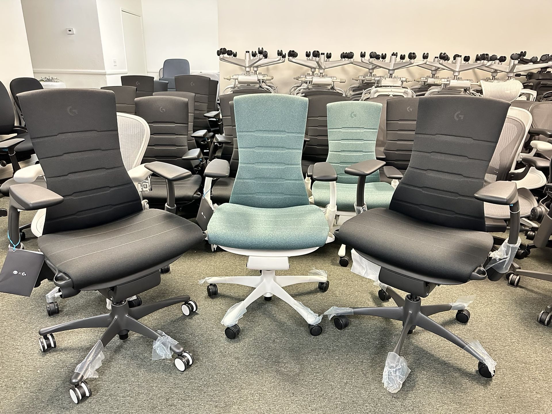 🔥🔥BRAND NEW HERMAN MILLER LOGITECH EMBODY GAMING CHAIRS ✓✓12