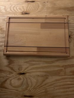 Butcher block cutting board