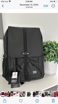 London Fog Supply Company Black Backpack