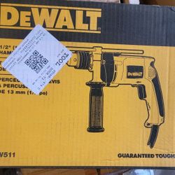 Dewalt Variable Speed reversible Hammer drill Corded (DW511) NEW