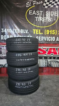 235 40 19 SET 4 CONTINENTAL INSTALADAS POR 350