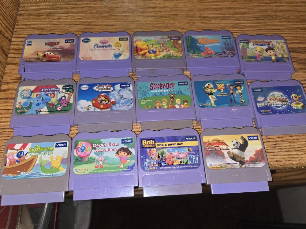 14 Vtech V smile Games