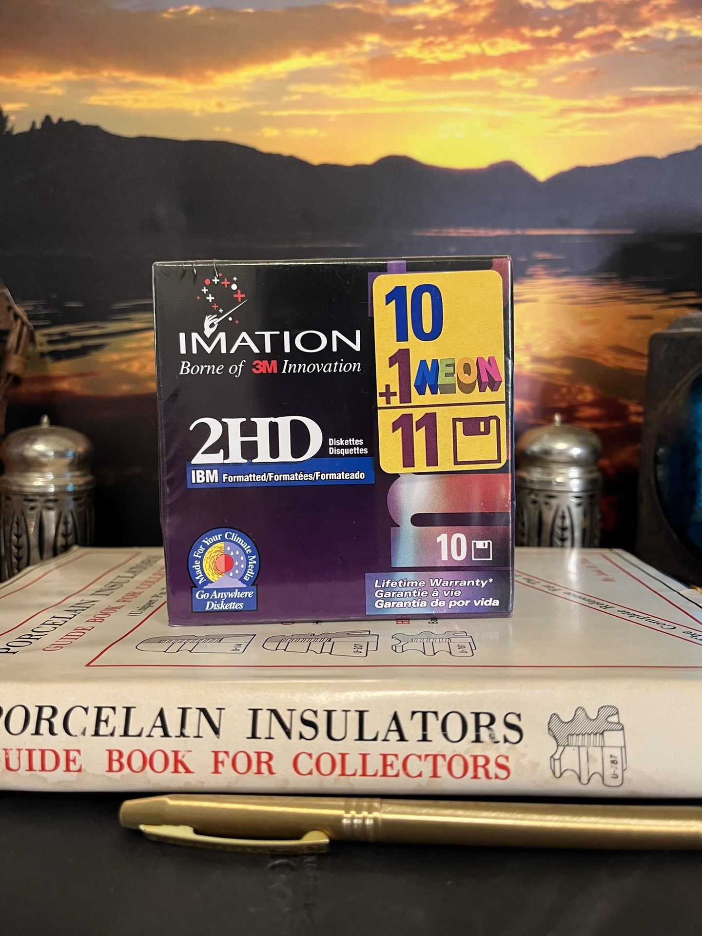 Imation 3.5" Floppy Disks Diskettes IBM Formatted 1.44MB Unopened Floppy (10pk)
