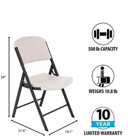 lifetimes Classic Contoured Folding Chairs, Durable and Study is Very Great for Any Event or Gathering for Indoor and Outdoor use.