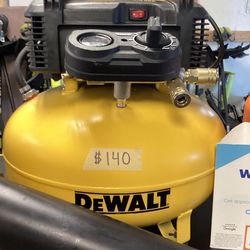 Dewalt Corded 6 gallon Compressor $140