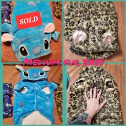 Thick Cozy Cute Pet Outfits Size Medium