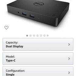 Dell WD15 4K dual display docking stations