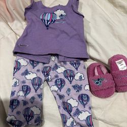 American Girl Doll Clothing And Shoes And Hangers $60 For All 
