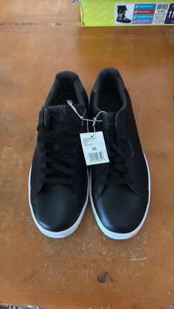 Puma Smash Black Low-Top Sneakers Size 10