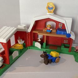 FISHER PRICE LITTLES PEOPLE FARM PLAYSET 1999