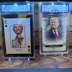 Donald Trump Lot (2022 Leaf Rookie / 2024 Hero Decks)