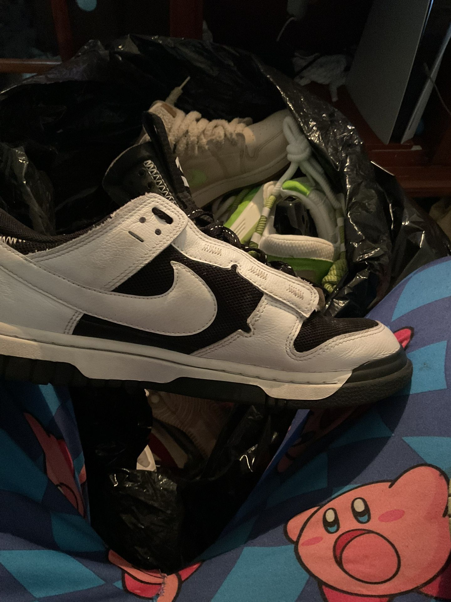 Dunk Black And White 9.5
