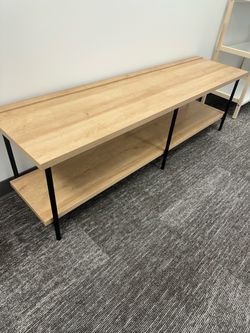 Modern Industrial 2-Tier TV Stand