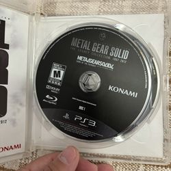 Metal Gear Solid Collection For PS3
