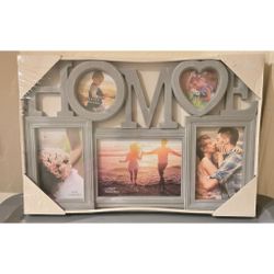 New Home themed Gray Picture Frame Wall Art