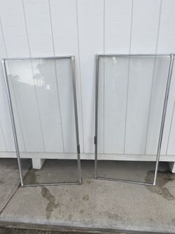 2 Used Single Pane Sliders