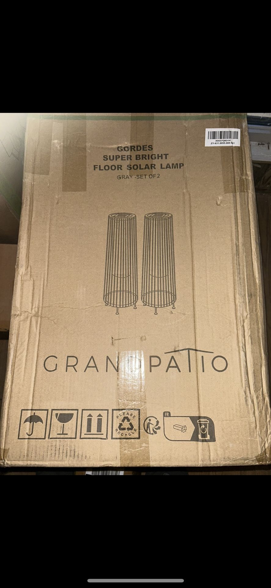 SOLAR FLOOR LAMPS