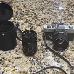 Vintage Camera With Lens