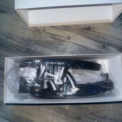 Dolce & Gabbana Men's Rubber Slides black and white size 12