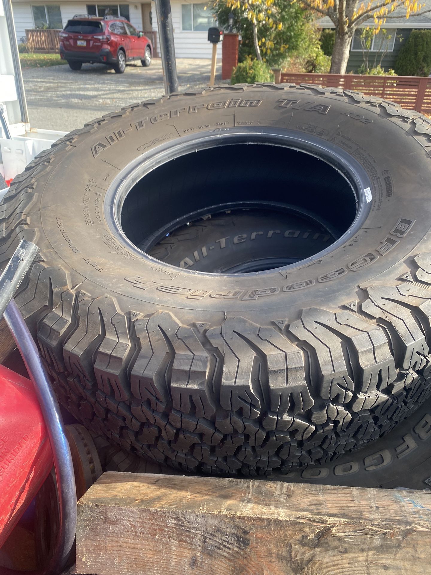 BF Goodrich All Terrain Tires 35 X 12.50 R17 LT for Sale in Kent, WA ...
