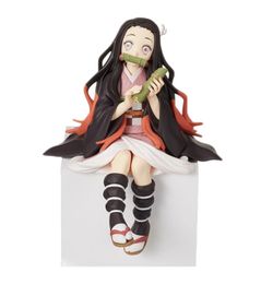 Demon Slayer: Kimetsu no Yaiba Kamado Nezuko Eat Rice Balls Female Demon Anime Action Figure