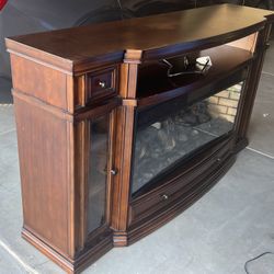 75” Fireplace Tv Stand 