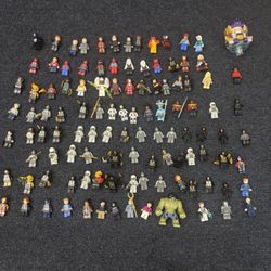 +100 Marvel Lego Minifigure Lot 