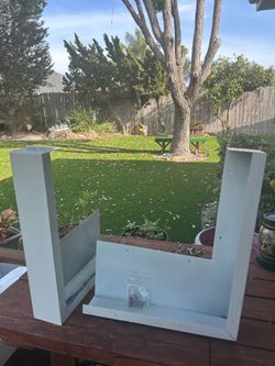 White over the range microwave Filler Kit