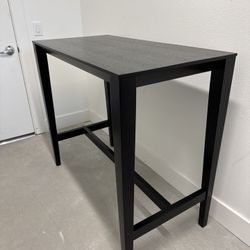 Black High Top Table