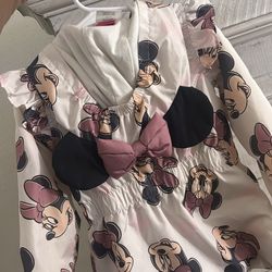 Mini mouse windbreaker sweater
