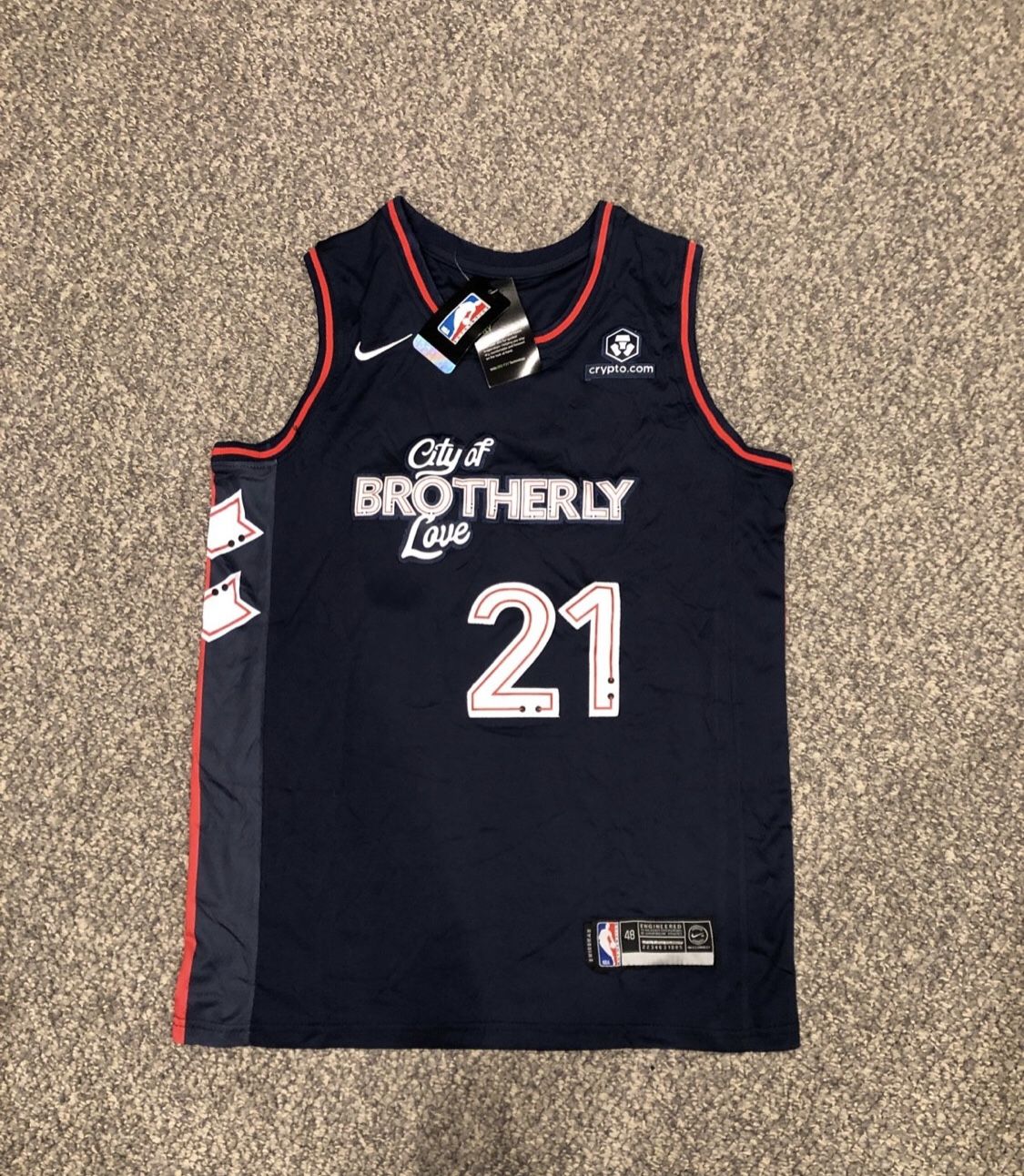 Joel Embiid Philadelphia 76ers City Jersey Basketball NBA Nike Brand New Jersey