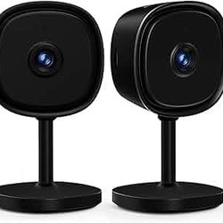 LaView 3MP Cameras for Home Security,2K Indoor Security Camera- Black