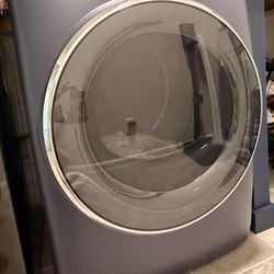 GE Profile 7.8-cu ft Stackable Vented Electric Dryer with Steam Cycle ( Sapphire Blue )