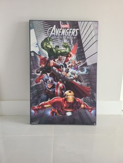 Avengers Marvel Frame / Picture 34" × 22"