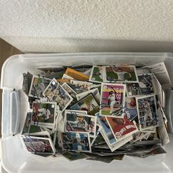 Tub Of Mostly Topps Baseball Cards