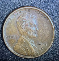 1913 S Penny Key Date Multiple Error S/S  and Missing unum lettering  Best offer
