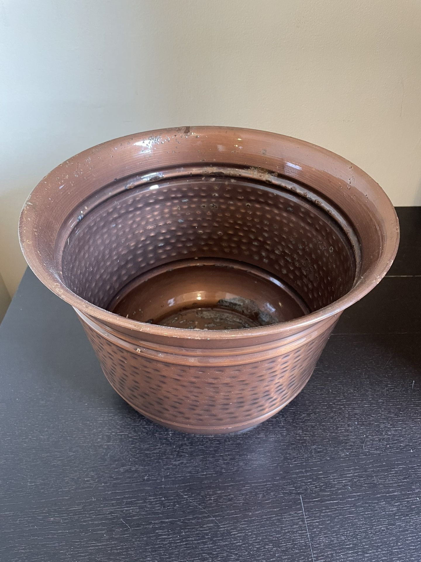 Flower Pot Bronze Large