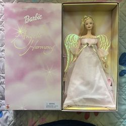 2001 ANGELIC HARMONY BARBIE Special Edition Pink Doll #55653 Mattel Vintage 
