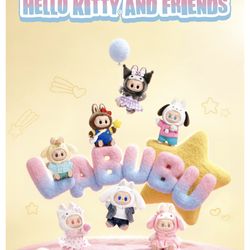 NEW-LABUBU x SANRIO The Monsters x Hello Kitty and Friends Series Vinyl Plush Pendant