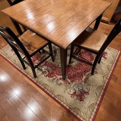 Counter Height Table And Four Chairs