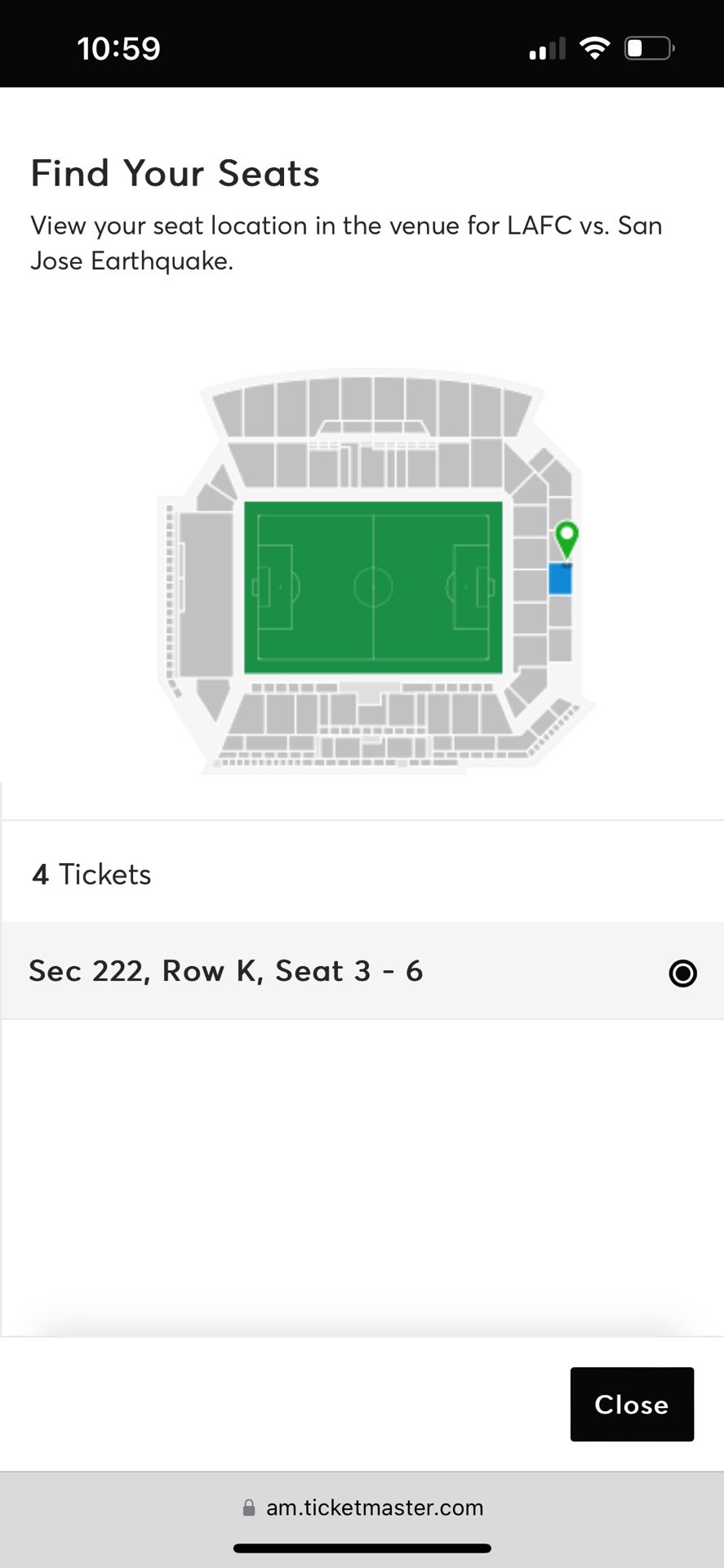 4 LAFC Tickets $45/ Ticket