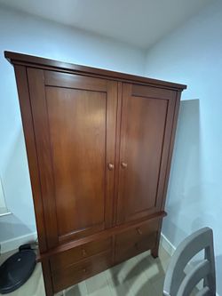 Solid Wood Armoir Closet